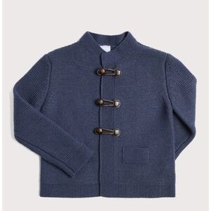 Pepa London Blue Toggle Cardigan